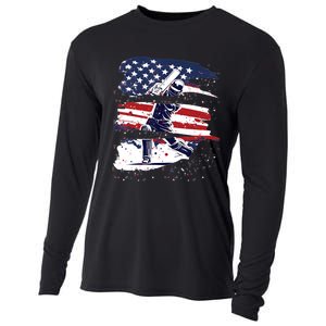 2024 Usa Cricket Jersey America Cricket In Usa Cooling Performance Long Sleeve Crew