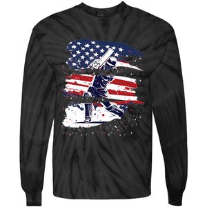 2024 Usa Cricket Jersey America Cricket In Usa Tie-Dye Long Sleeve Shirt