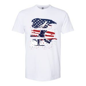 2024 Usa Cricket Jersey America Cricket In Usa Softstyle CVC T-Shirt