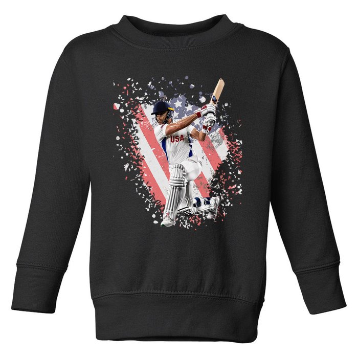 2024 Usa Cricket Jersey America Toddler Sweatshirt