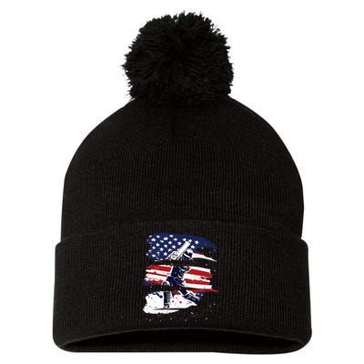 2024 Usa Cricket Jersey America Cricket Pom Pom 12in Knit Beanie