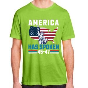 2024 Usa Election 45 47 America Has Spoken New President Adult ChromaSoft Performance T-Shirt