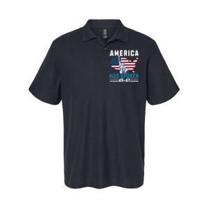 2024 Usa Election 45 47 America Has Spoken New President Softstyle Adult Sport Polo