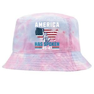 2024 Usa Election 45 47 America Has Spoken Donald President Tie-Dyed Bucket Hat