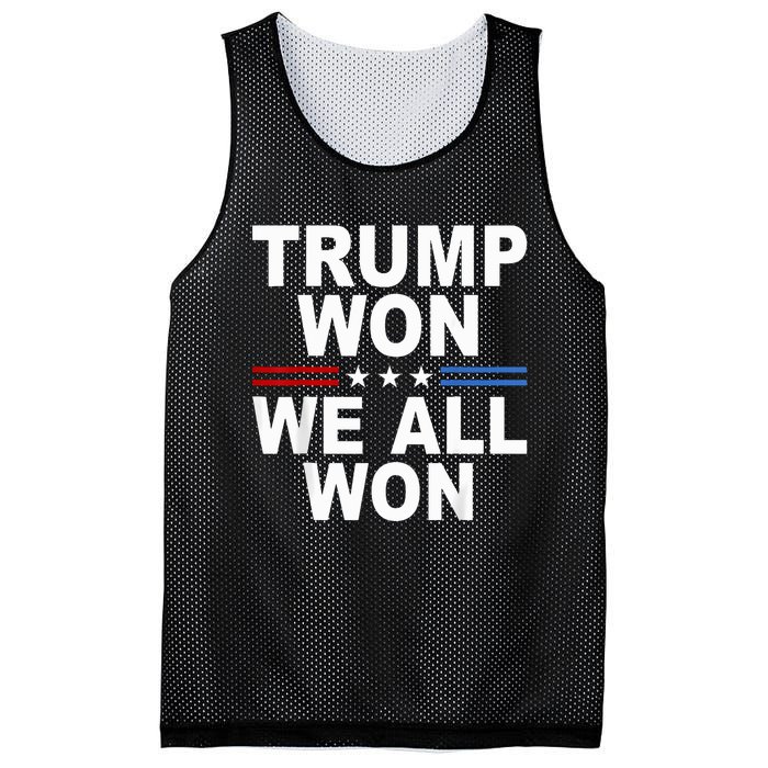 2024 Usa Flag Trump Won Mesh Reversible Basketball Jersey Tank