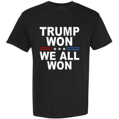 2024 Usa Flag Trump Won Garment-Dyed Heavyweight T-Shirt