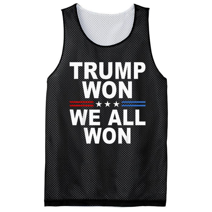 2024 Usa Flag Trump Won Mesh Reversible Basketball Jersey Tank