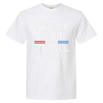 2024 Usa Flag Trump Won Garment-Dyed Heavyweight T-Shirt