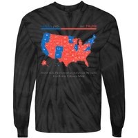 2024 U.S Presidential Election Results College Map Tie-Dye Long Sleeve Shirt