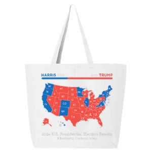 2024 U.S Presidential Election Results College Map 25L Jumbo Tote