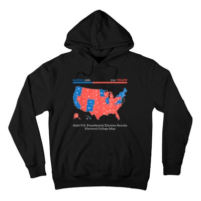 2024 U.S Presidential Election Results College Map Hoodie