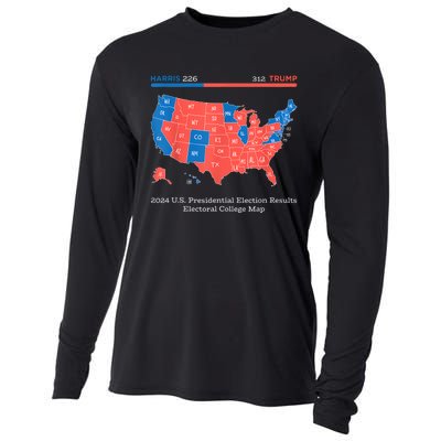 2024 U.S Presidential Election Results College Map Cooling Performance Long Sleeve Crew