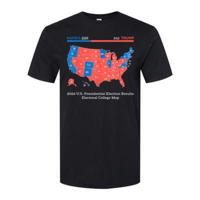 2024 U.S Presidential Election Results College Map Softstyle CVC T-Shirt