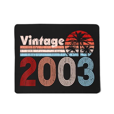 2003 Vintage 21st Birthday 21 Years Old Retro Graphic Mousepad