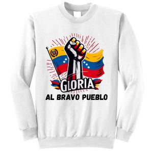 2024 Venezuela Gloria Al Bravo Venezuelan People Flannel Free Venezuela National Sweatshirt