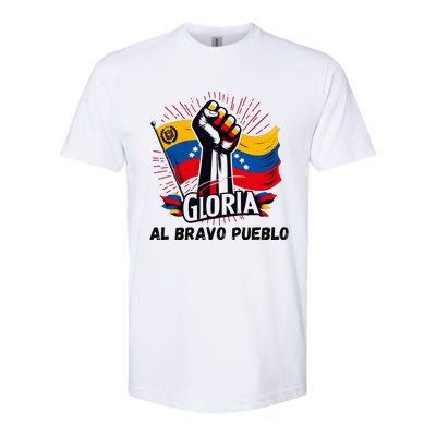 2024 Venezuela Gloria Al Bravo Venezuelan People Softstyle CVC T-Shirt