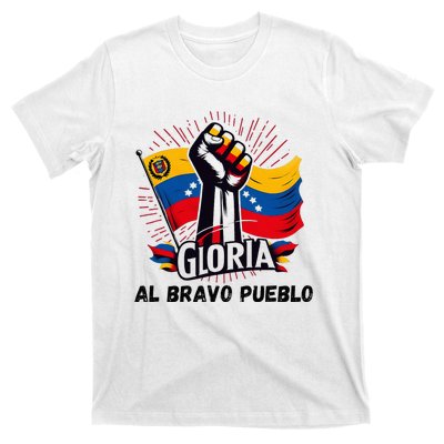 2024 Venezuela Gloria Al Bravo Venezuelan People T-Shirt