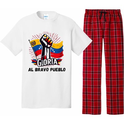 2024 Venezuela Gloria Al Bravo Venezuelan People Pajama Set