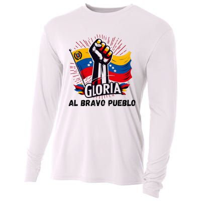 2024 Venezuela Gloria Al Bravo Venezuelan People Cooling Performance Long Sleeve Crew