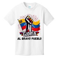 2024 Venezuela Gloria Al Bravo Venezuelan People Kids T-Shirt