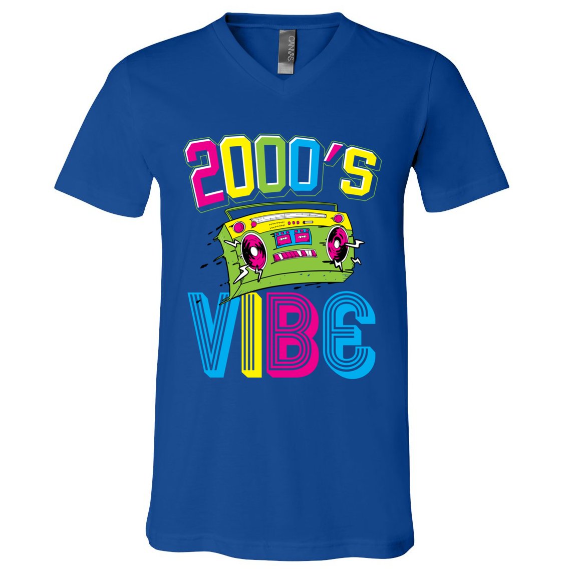 2000S Vibe Hip Hop Costume Early 2000s Party Nostalgia Gift V-Neck T-Shirt