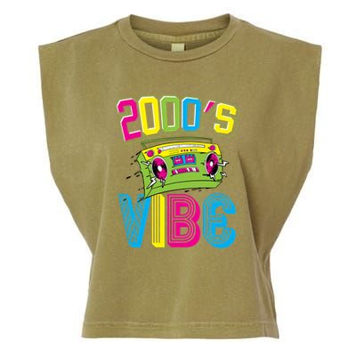 2000S Vibe Hip Hop Costume Early 2000s Party Nostalgia Gift Garment-Dyed Women's Muscle Tee