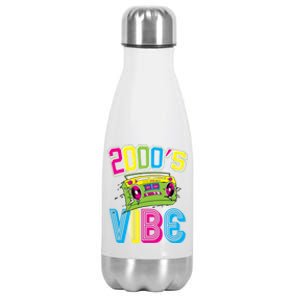 2000S Vibe Hip Hop Costume Early 2000s Party Nostalgia Gift Stainless Steel Insulated Water Bottle