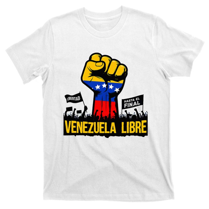 2024 Venezuela Libre Bandera De Venezuela Venezolano T-Shirt