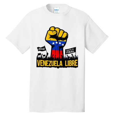 2024 Venezuela Libre Bandera De Venezuela Venezolano Tall T-Shirt