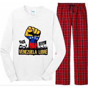 2024 Venezuela Libre Bandera De Venezuela Venezolano Long Sleeve Pajama Set