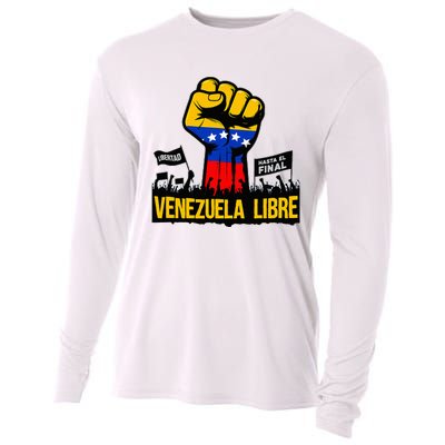 2024 Venezuela Libre Bandera De Venezuela Venezolano Cooling Performance Long Sleeve Crew