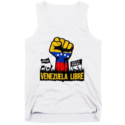 2024 Venezuela Libre Bandera De Venezuela Venezolano Tank Top