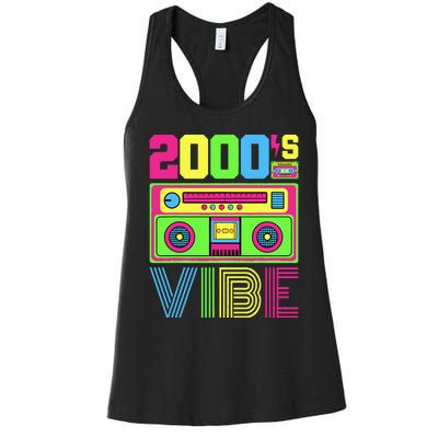 2000s Vibe Outfit 2000s Hip Hop Costume Early 2000s Fashion Women's Racerback Tank