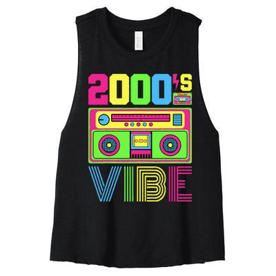 2000s Vibe Outfit 2000s Hip Hop Costume Early 2000s Fashion Women's Racerback Cropped Tank