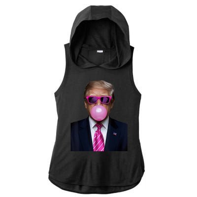 2024 Vote President Funny Cute Ladies PosiCharge Tri-Blend Wicking Draft Hoodie Tank