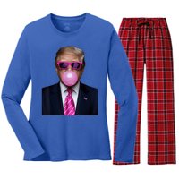 2024 Vote President Funny Cute Women's Long Sleeve Flannel Pajama Set 