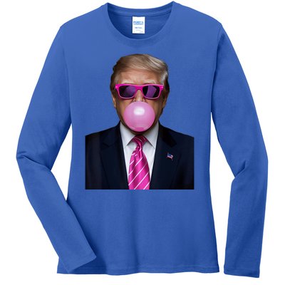 2024 Vote President Funny Cute Ladies Long Sleeve Shirt