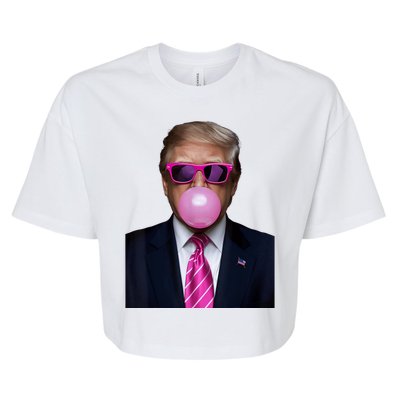 2024 Vote President Funny Cute Bella+Canvas Jersey Crop Tee