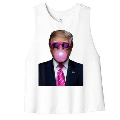 2024 Vote President Funny Cute Women's Racerback Cropped Tank