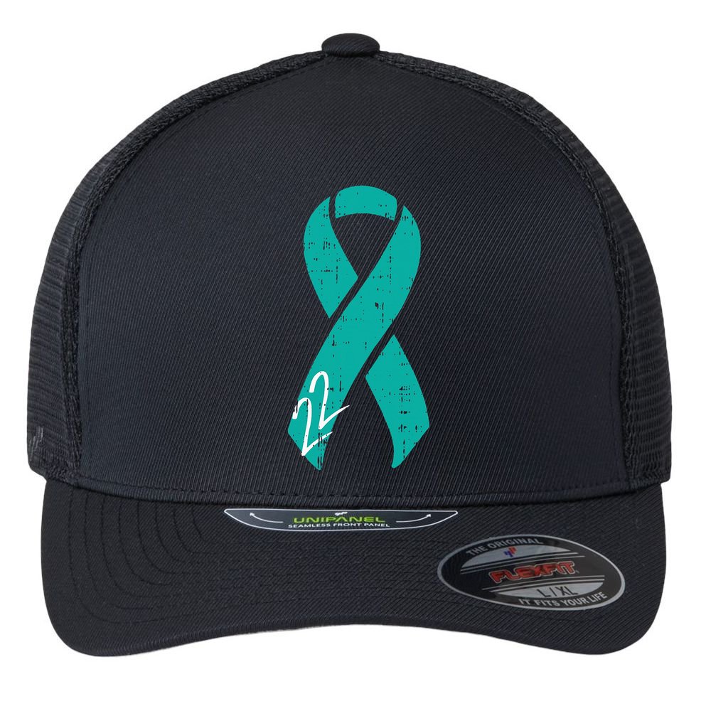 22 Veteran Suicide Prevention Ptsd Awareness Patriotic Gifts Flexfit Unipanel Trucker Cap
