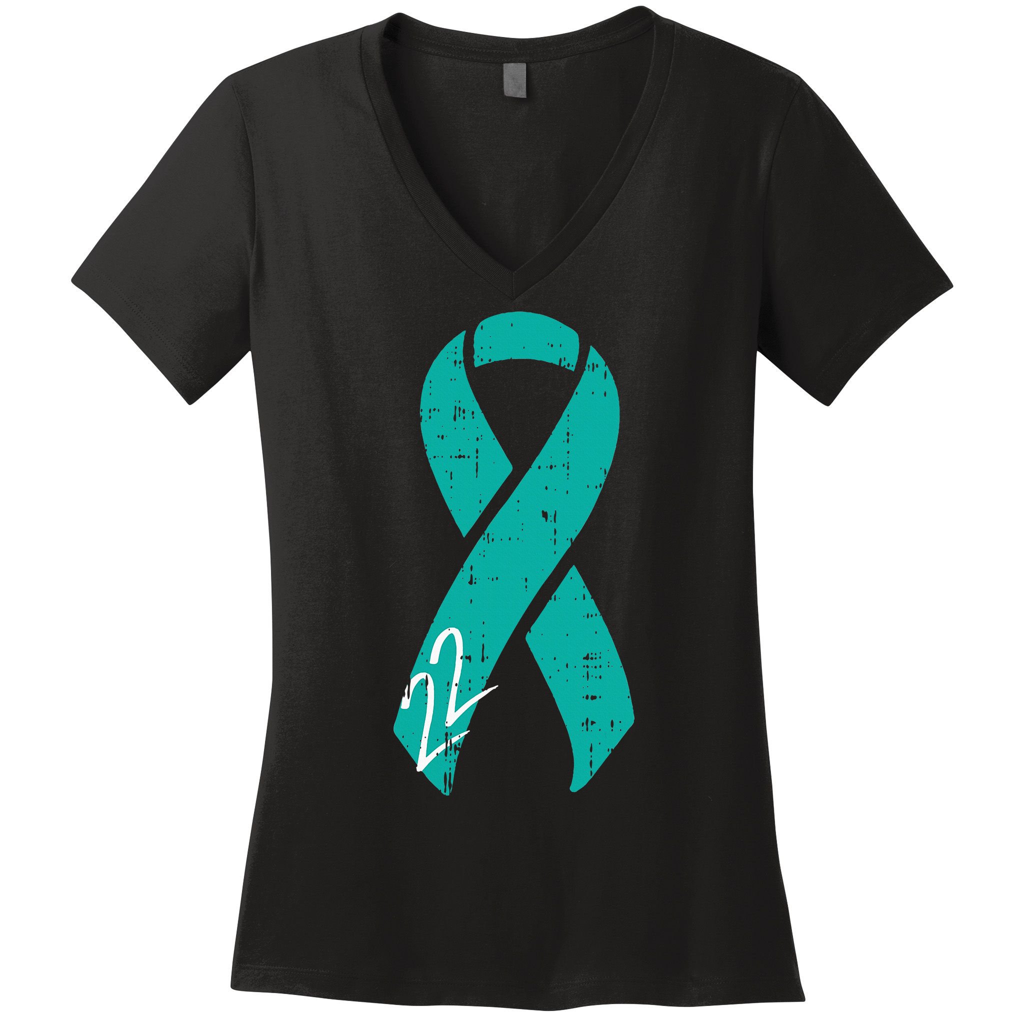 22 Veteran Suicide Prevention Ptsd Awareness Patriotic Gifts Women's V-Neck T-Shirt