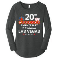 20th Wedding Anniversary Vegas Couple Vegas Anniversary Women's Perfect Tri Tunic Long Sleeve Shirt