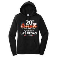 20th Wedding Anniversary Vegas Couple Vegas Anniversary Women's Pullover Hoodie