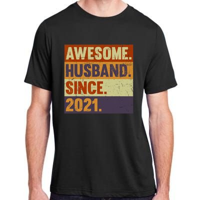 2nd Wedding Anniversary For Him Cotton Gift Husband Adult ChromaSoft Performance T-Shirt