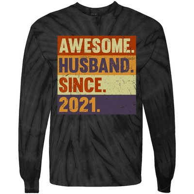 2nd Wedding Anniversary For Him Cotton Gift Husband Tie-Dye Long Sleeve Shirt