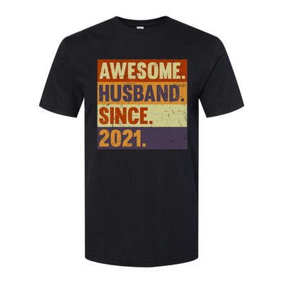 2nd Wedding Anniversary For Him Cotton Gift Husband Softstyle® CVC T-Shirt