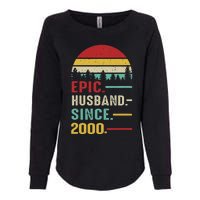 25th Wedding Anniversary For Him Epic Husband Since 2000 Womens California Wash Sweatshirt