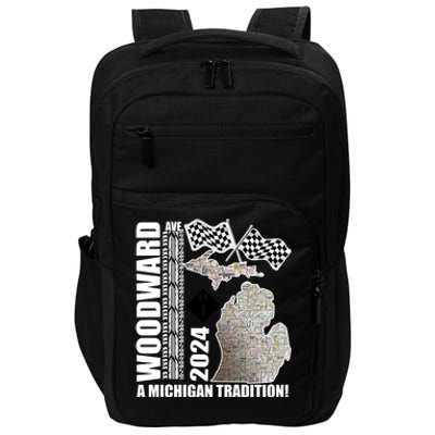 2024 Woodward Ave A Michigan Tradition Map Impact Tech Backpack