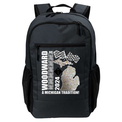 2024 Woodward Ave A Michigan Tradition Map Daily Commute Backpack