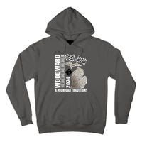 2024 Woodward Ave A Michigan Tradition Map Tall Hoodie